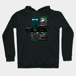 Nissan GTR 35 Black Mix max Hoodie